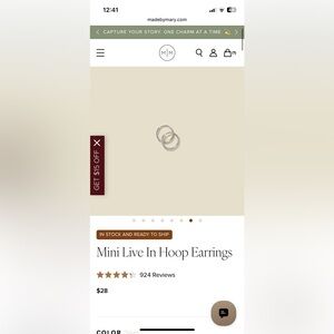 Made by Mary Mini live in hoops